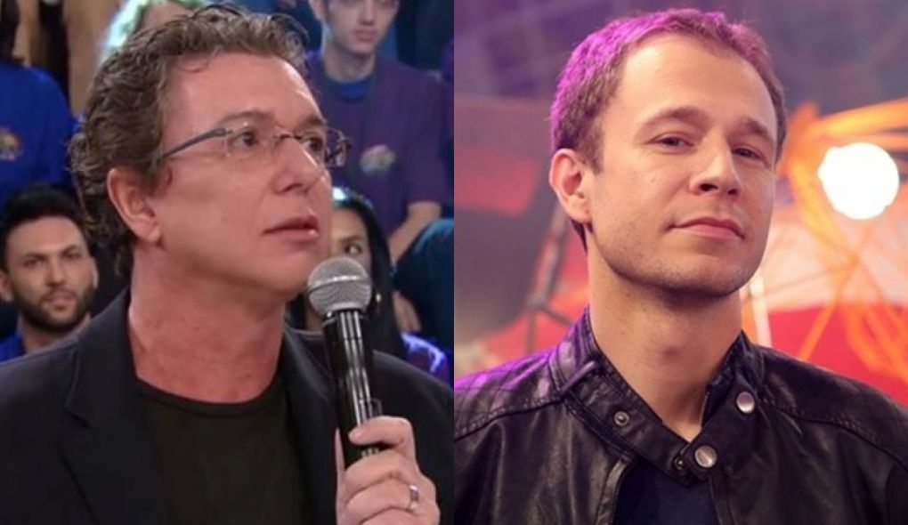 Tiago Leifert e Boninho no BBB20
