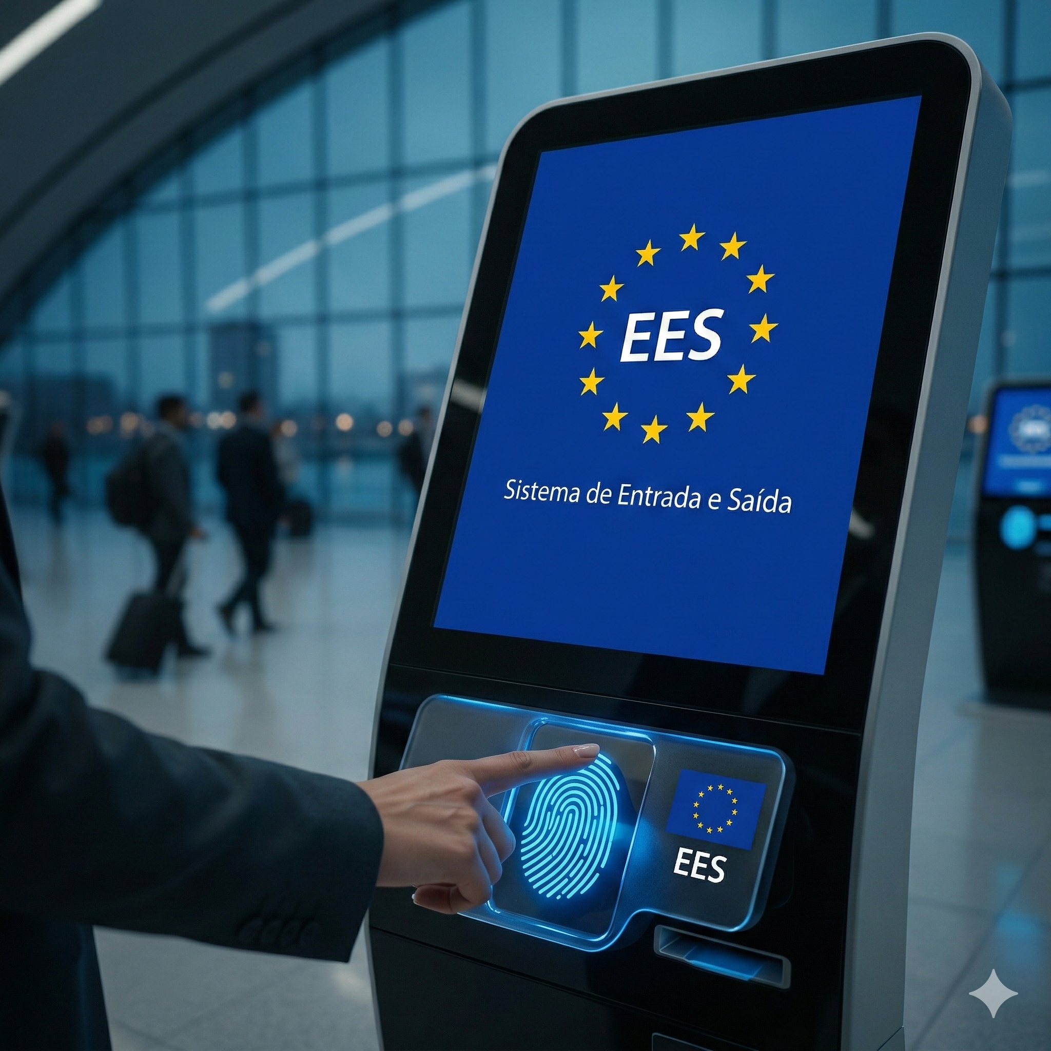 EES IMIGRAÇAO EUROPA LISBOA E MADRID ENTRY EXIT SYSTEM