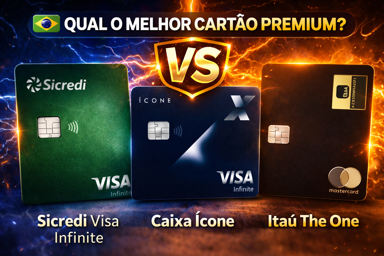 comparativo Sicredi The one e icone